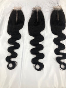 2x6 Kim K bodywave transparent lace closure